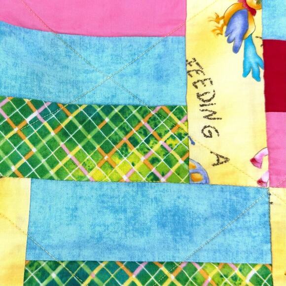 Infant Design Multicolor Quilt Blanket by Evergreen Quilters Guild 32.5” x 42.5” - Picture 12 of 12